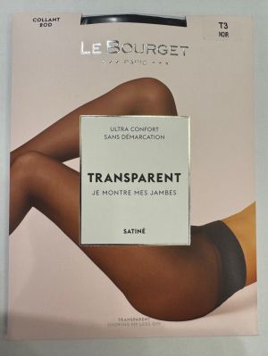 TRANSPARENT SATINE 20D NOIR